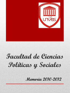 Facultad de Ciencias Políticas y Sociales