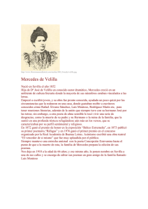 Mercedes de Velilla - Biografía de Mujeres Andaluzas