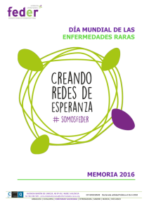 Memoria Día Mundial 2016 - Federación Española de