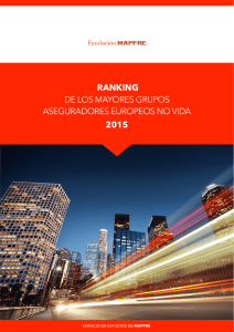 Ranking mayores grupos aseguradores europeos No Vida 2015