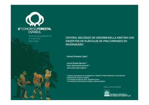 Gremmeniella abietina - congreso forestal español
