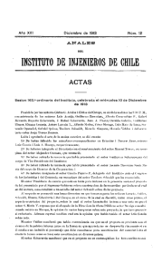 institu1`o de injenieros de chile - Anales del Instituto de Ingenieros