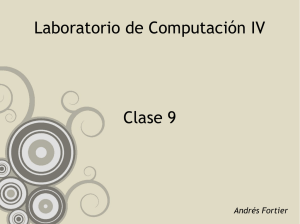 Laboratorio de Computaciєn IV Clase 9 - 2015
