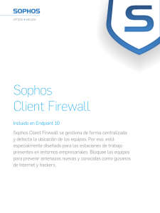 Sophos Client Firewall