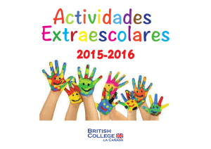 Actividades extraescolares British College la Cañada