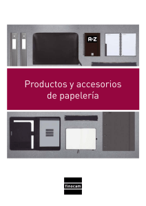 Productos y accesorios de papelería