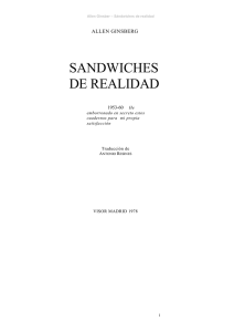 Sandwiches de realidad