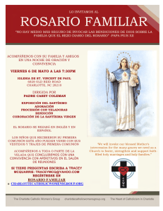rosario familiar - Charlotte Catholic Women`s Group