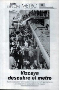 Vizcaya descubre el metro