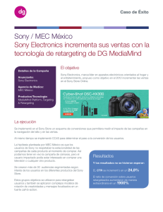 Sony / MEC México Sony Electronics incrementa sus ventas con la