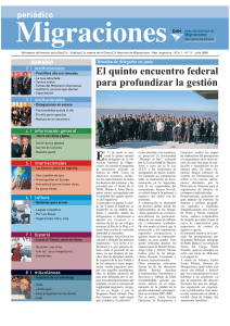 periódico Nº 13 en PDF - Dirección Nacional de Migraciones