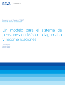 Un modelo para el sistema de pensiones en México