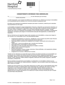 informed consent for hemodialysis (spanish