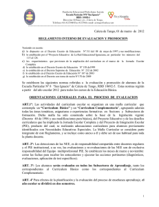 fundacion educacional loyola - Colegio San Ignacio Calera de Tango