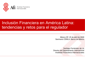 Inclusión Financiera en América Latina: tendencias y retos para el