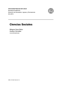 Ciencias Sociales - Universidad Nacional del Litoral