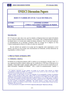 HIZB UT-TAHRIR (HT) - Universidad Complutense de Madrid