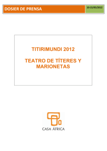 titirimundi 2012 teatro de títeres y marionetas