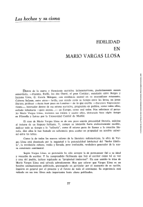 Fidelidad en Mario Vargas Llosa