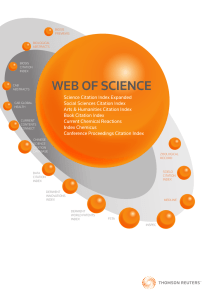 ¿Por qué Web of Science?