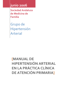 junio 2006 Grupo de Hipertensión Arterial [MANUAL DE