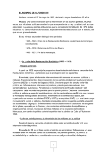 5.- El reinado de Alfonso XIII. Transcripción prezi