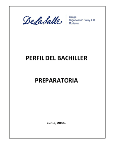 PERFIL DEL BACHILLER PREPARATORIA