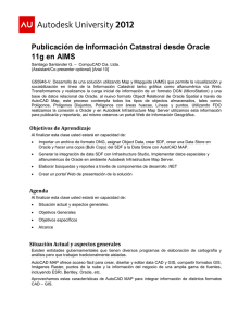 Publicación de Información Catastral desde Oracle 11g
