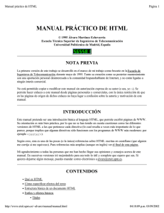 MANUAL PRÁCTICO DE HTML