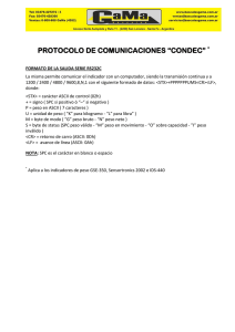PROTOCOLO DE COMUNICACIONES “CONDEC” *