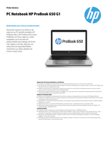 PC Notebook HP ProBook 650 G1