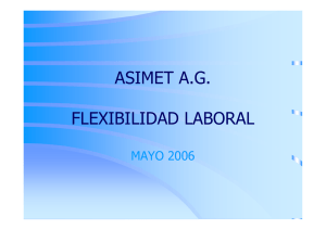 ASIMET A.G. FLEXIBILIDAD LABORAL