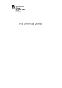 Guía Didáctica de Clarinete