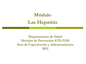 Módulo Las Hepatitis - Departamento de Salud de Puerto Rico