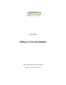 Solaya o Los circasianos - Biblioteca Virtual Universal