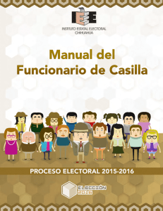 Manual del Funcionario de Casilla - Instituto Estatal Electoral de