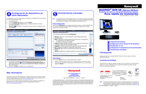 MAXPRO® NVR XE Quick Install Guide (ESP)