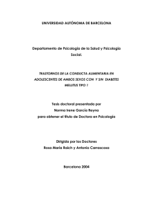 trastornos de la conducta alimentaria