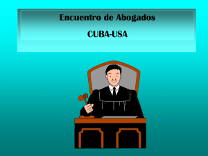 Conferencia Legal Cuba-USA del Dr. Carlos Grillo 2001