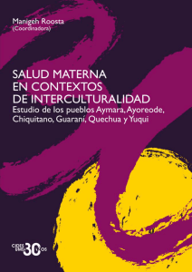 Salud materna en contextos de interculturalidad (2.37