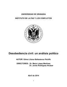 Desobediencia civil: un análisis político