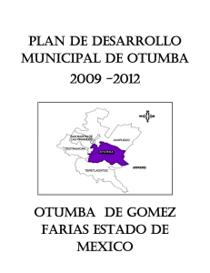 PLAN DE DESARROLLO MUNICIPAL de Otumba 2009