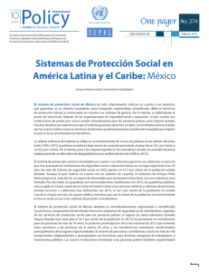 Sistemas de Protección Social en América Latina y el Caribe: México