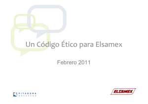 Un código ético para Elsamex