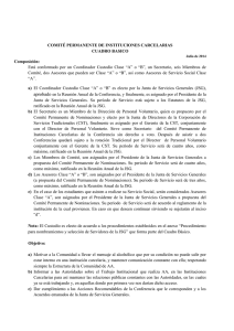 COMITÉ PERMANENTE DE INSTITUCIONES CARCELARIAS