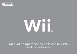 Manual de operaciones de la consola Wii