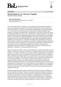 Alcalá Zamora y la «tercera» España
