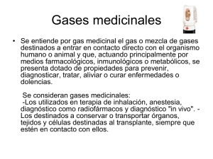 Teoria: Gases Medicinales