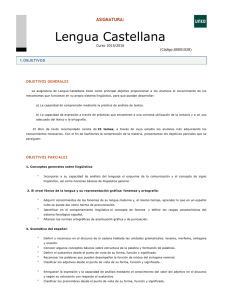 Lengua Castellana - Horarios de los centros asociados de la uned