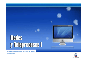 Redes y Teleproceso I - Unidad I y II - Introduccion